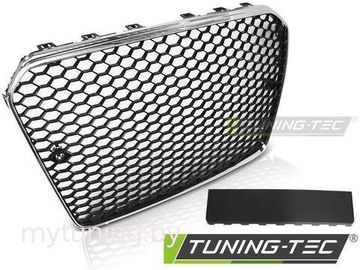 Решетка радиатора RS5 STYLE CHROME BLACK для Audi A5 рест