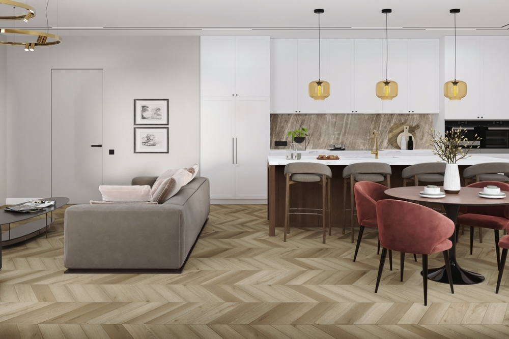 Кварц-винил SPC Damy Floor Chevron SPC 5 мм СЕН-ЖЕРМЕН 1.676 м2