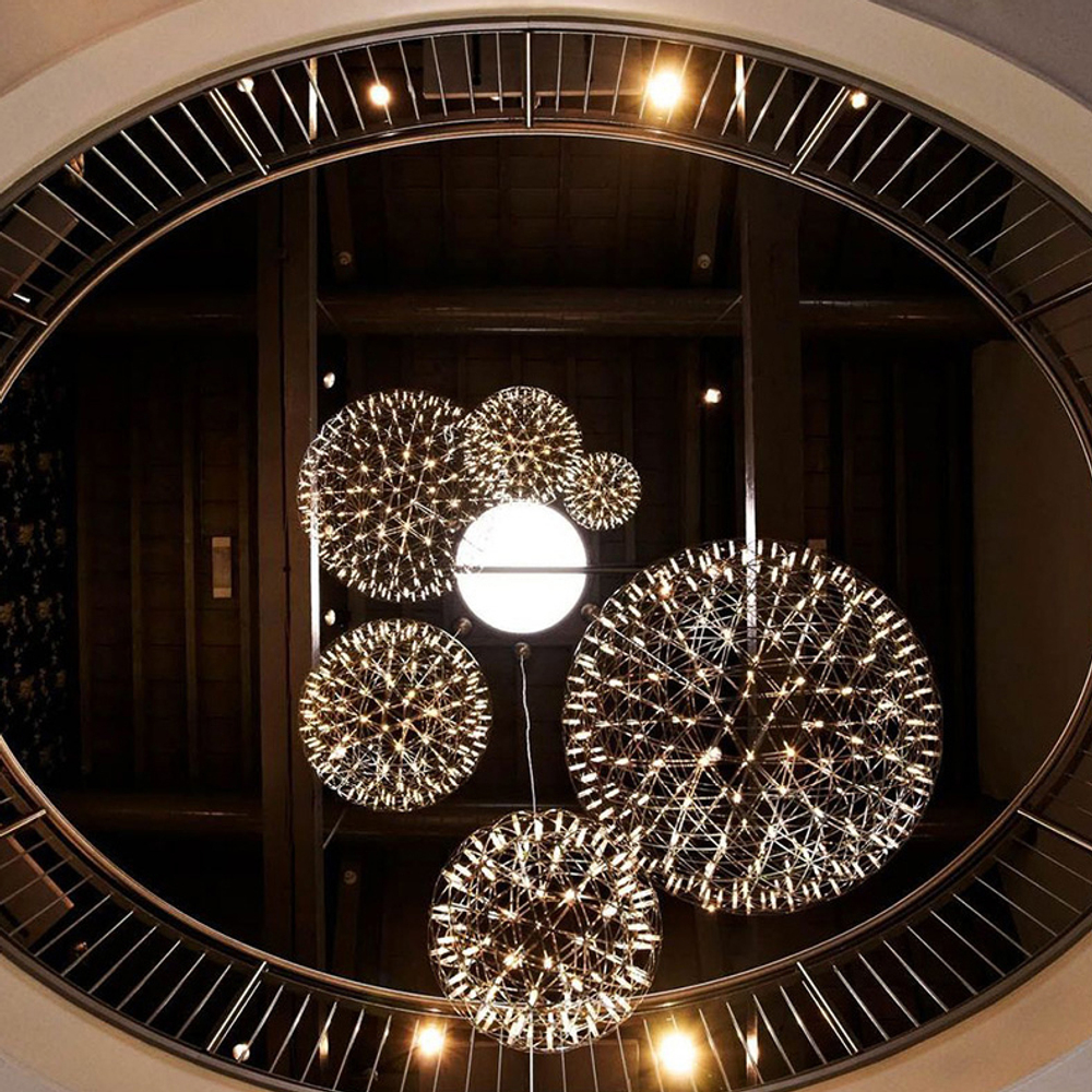 Светодиодная люстра шар FIREWORK