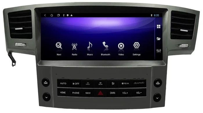 Магнитола для Lexus LX570 2007-2015 - Kuberg KP-L1209 на Android 13, Быстрая, CarPlay, 4G SIM-слот