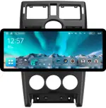 Магнитола для Lada Priora 2007-2013 (рамка черная тип 1) - Teyes CC4 монитор 12.3" 2K QLED + рамка 9, Android 14, Быстрейшая, Snapdragon 680, DSP, CarPlay, 4G SIM-слот