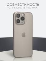 Защитная плёнка BROSCORP для Apple iPhone 15 Pro Max (арт.IP15PROMAX-GEL-FILM-GLOSSY )