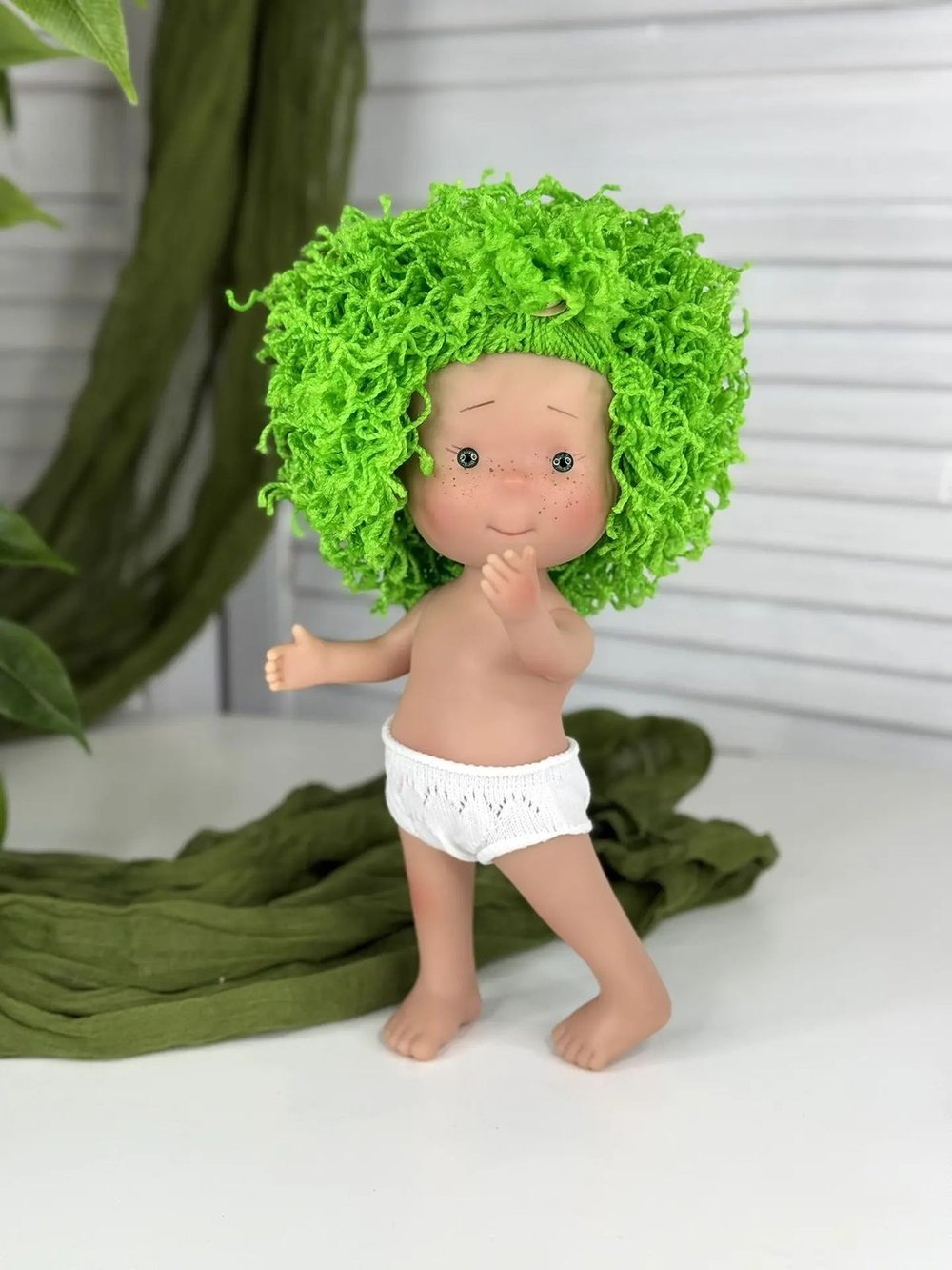 Кукла для девочки виниловая 23см Маленькая Пиппа без одежды (3299W6)