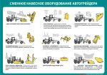 Комплект плакатов "Устройство автогрейдера"