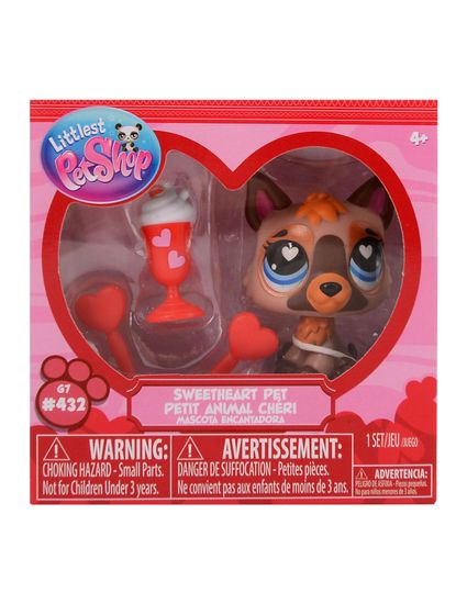 Игровой набор-сюрприз Littlest Pet Shop Праздники, День святого Валентина: Немецкая овчарка
