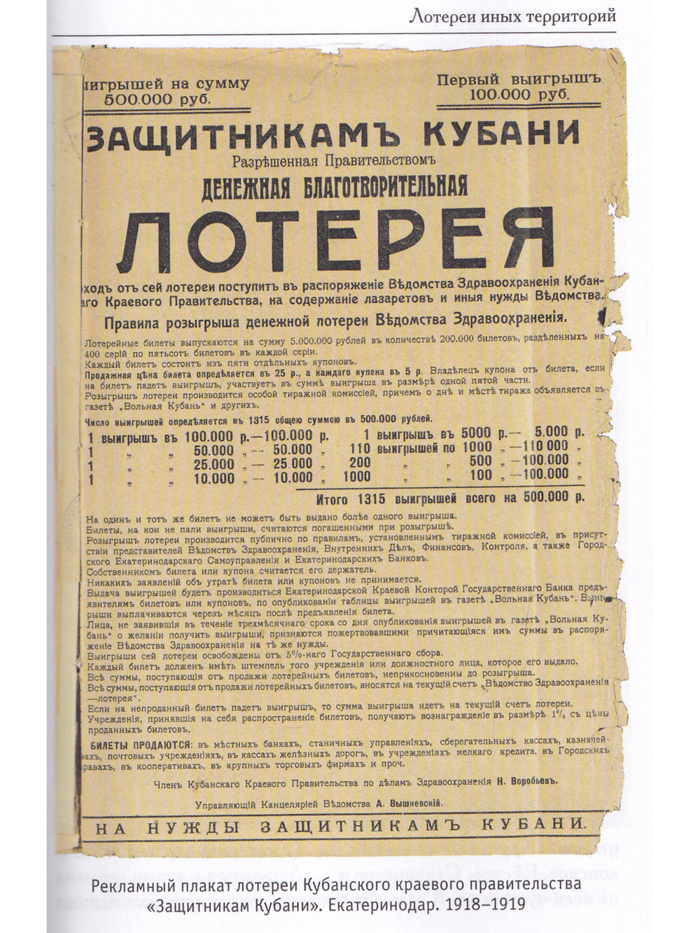 История советских лотерей (1917–1924 гг.)