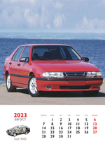 Календарь 2024 Heritage SAAB 95 — 9⁵
