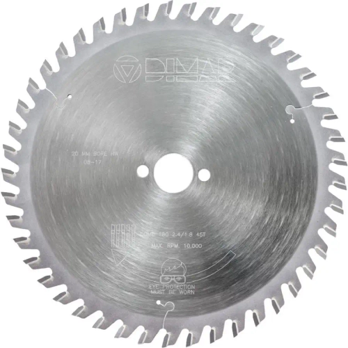 Пила для погружных пил D160x20x2,2 Z54 DIMAR 91332433