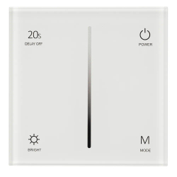 Панель SMART-P36-DIM-IN White (230V, 1.2A, TRIAC, Sens, 2.4G) (Arlight, IP20 Пластик, 5 лет) 027113