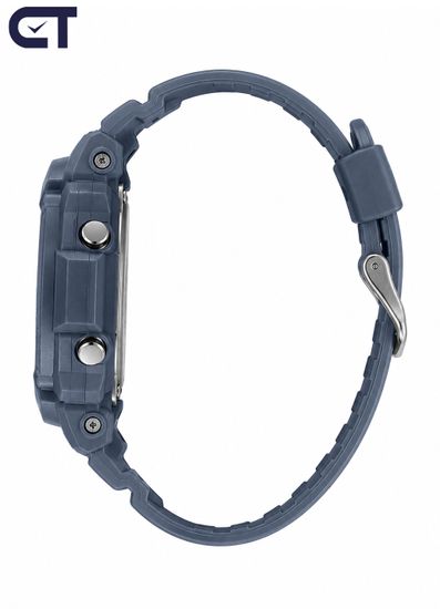 Casio W-219HC-2B General часы наручные мужские — синий корпус, цифровой дисплей и батарейка на 7 лет