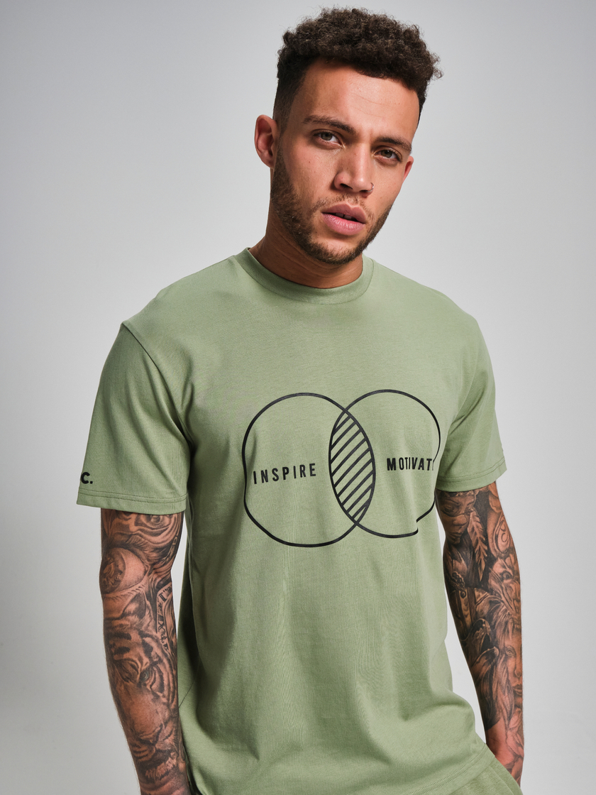 Футболка мужская ORIGINAL CREATOR INSPIRE T-SHIRT, Светло-зеленый