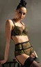 Пояс P-3703-3 Chelsea Khaki-Czarny