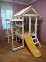 Детский деревянный игровой комплекс Бэби-12 (оливковый)