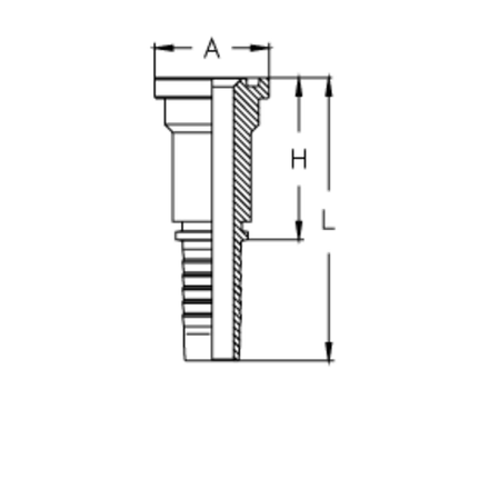 Фитинг DN 20 SFL 3/4 38.1