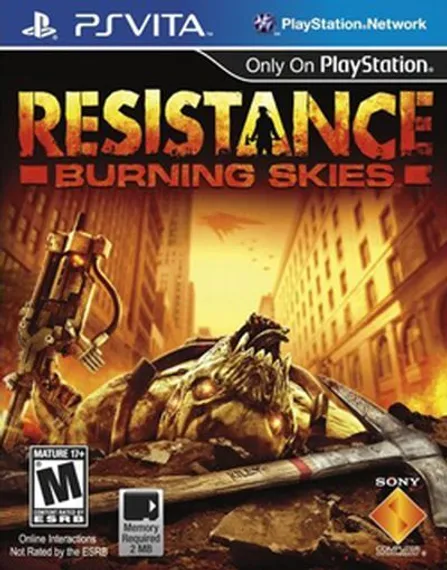 PS VITA Resistance Burning Skies PCSA-22025 Американский регион (Полностью на русском языке) Б/У