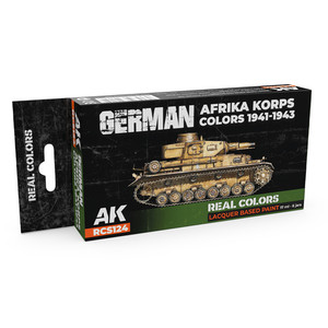 AK Interactive Real Colors - German Afrika Korps Colors 1941-1943