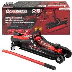 Домкрат подкатной гидравлический 2.5т. FORCEKRAFT FK-T830031BS