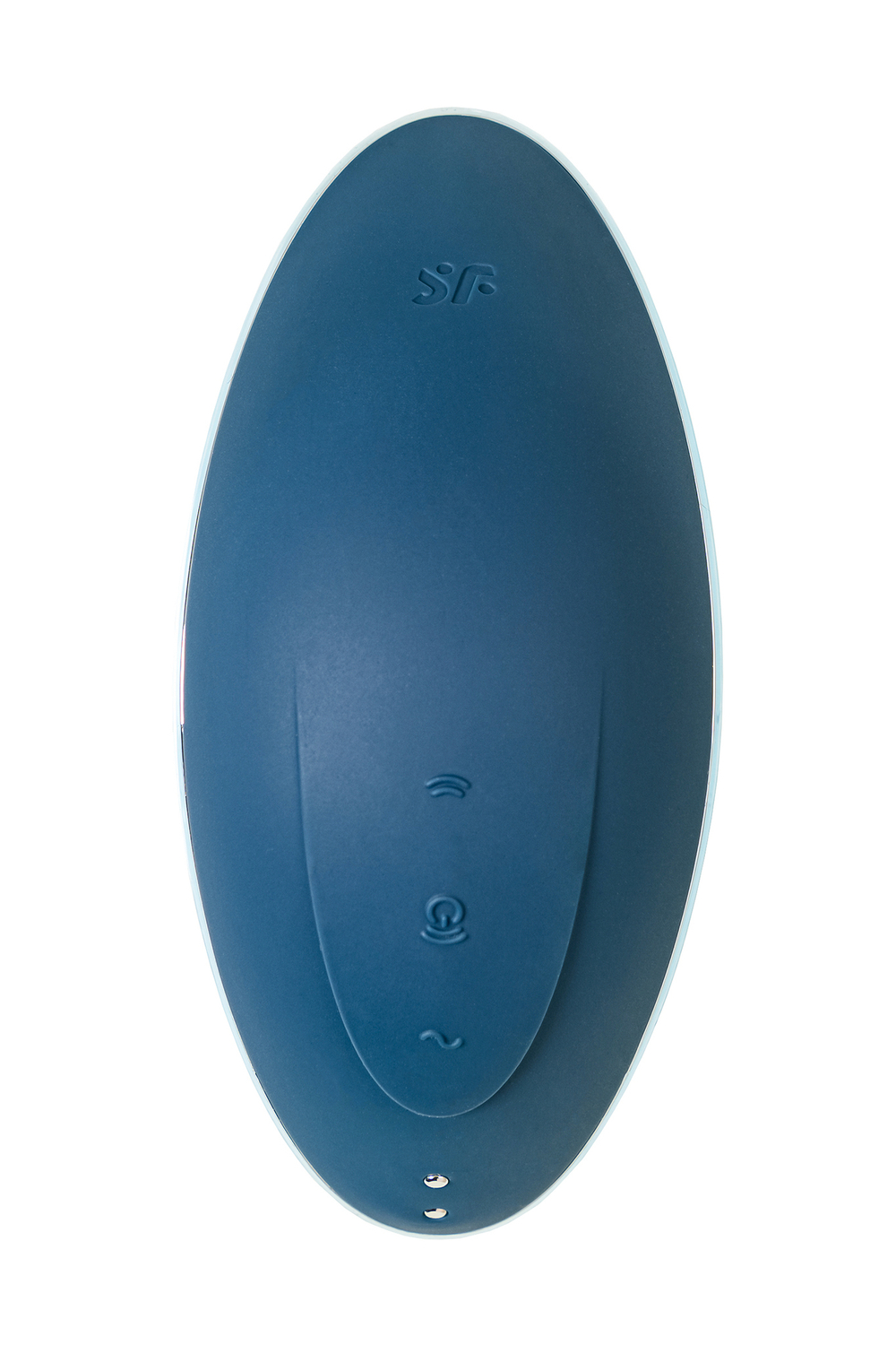 Вакуум-волновой бесконтактный стимулятор клитора Satisfyer Vulva Lover 1, силикон, синий