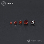 Cubic Zirconia Dark Garnet CZ