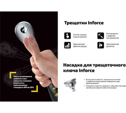 Набор инструментов 94 предмета 1/2, 1/4 Inforce 06-07-10