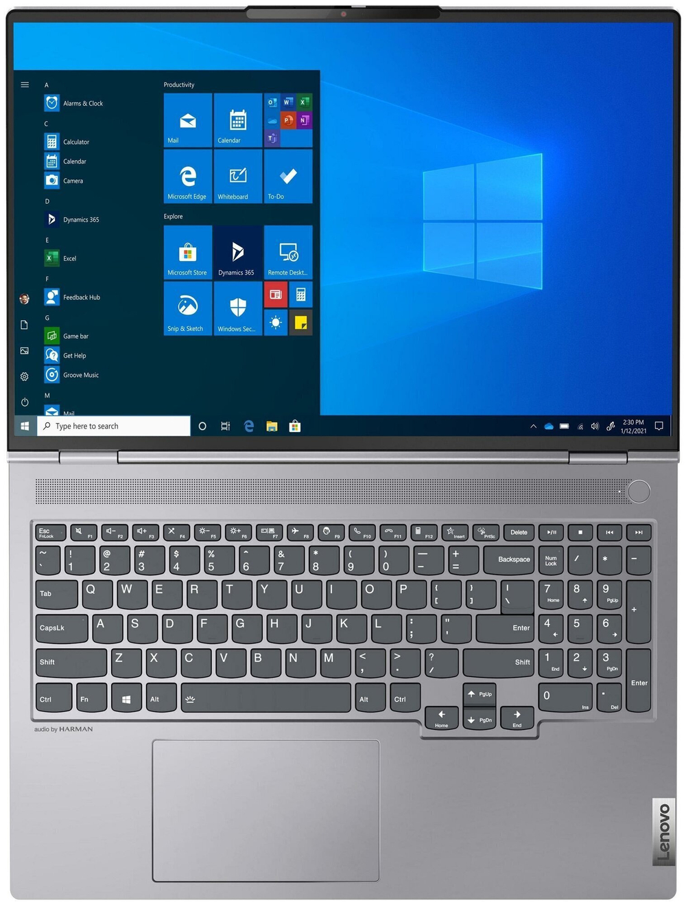 Ноутбук Lenovo ThinkBook 16p Gen 2 AMD Ryzen 5 5600H/RAM 16Gb/SSD 512Gb/Nvidia RTX3060 6Gb/16.0"/2560*1600/DOS
