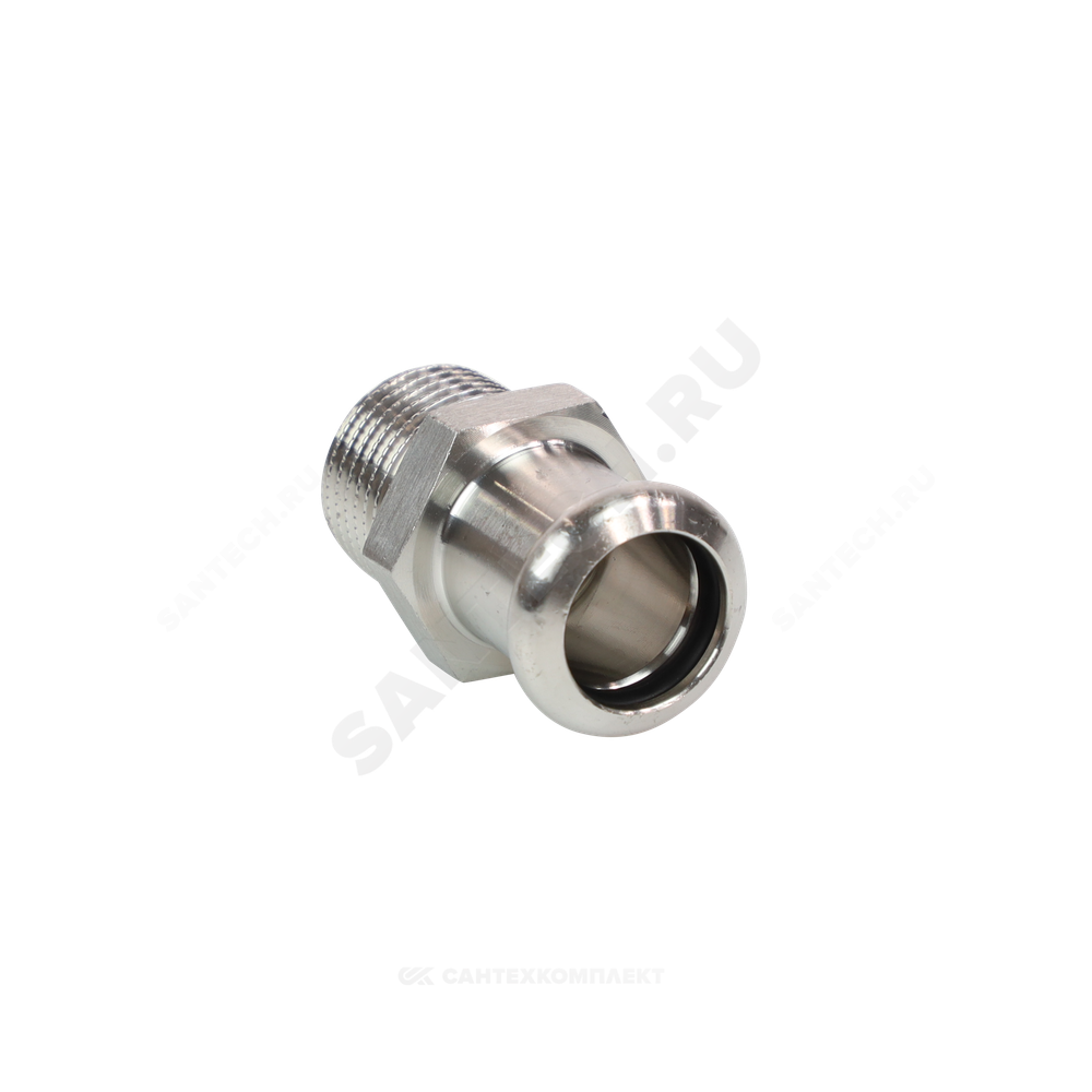 Муфта сталь нерж AISI 316L Дн 18х3/4" Ру16 пресс/НР Inoxpres RM 187304018