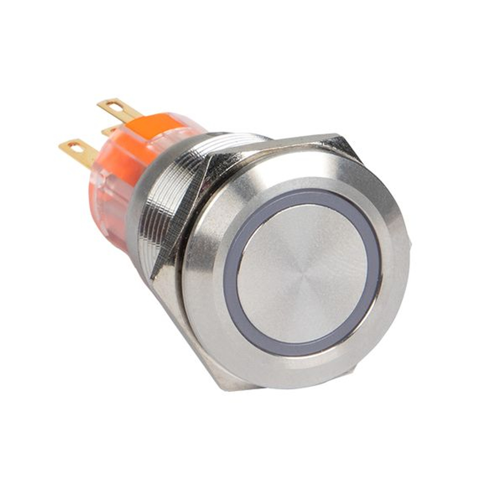 Кнопка S-Pro67 19 мм с фикс. с оранжевой подсв. 230В EKF PROxima (20.00 шт.)