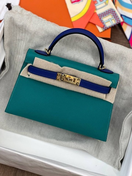 Сумка Hermes Kelly Mini Epsom ручной шов