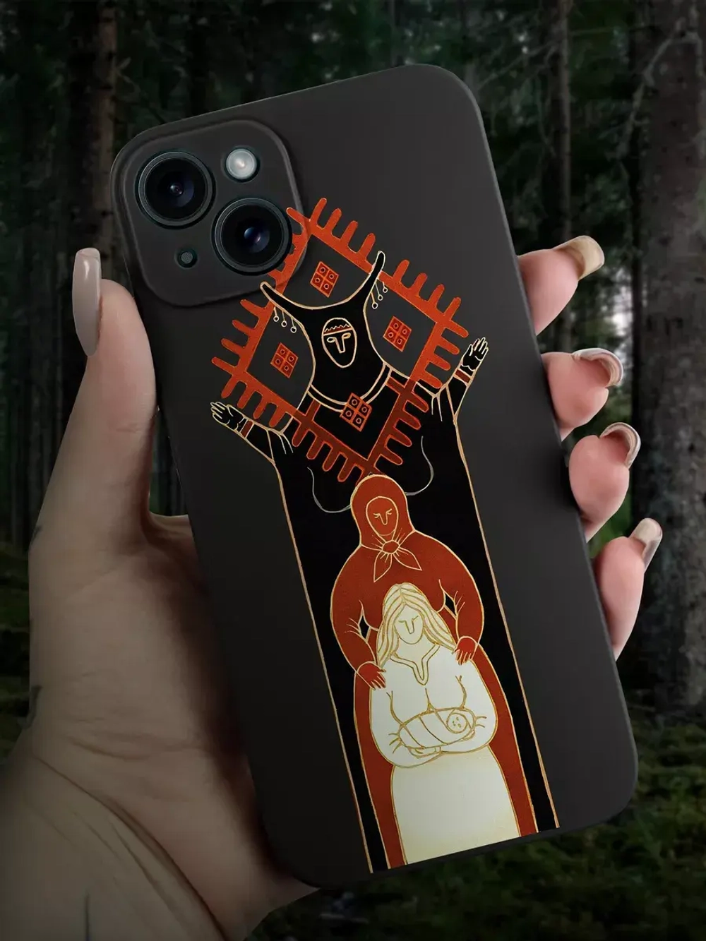 Чехол на iPhone 15 Plus с принтом
