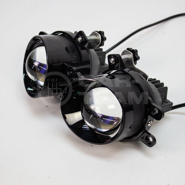 Противотуманные фары (ПТФ) WD-016 Toyota Land Cruiser, Camry, Rav4, Alphard, Avensis, Lexus LX570, GS, IS, RX "ZMB" лазерные с Bi-LED модулем, белый/желтый свет