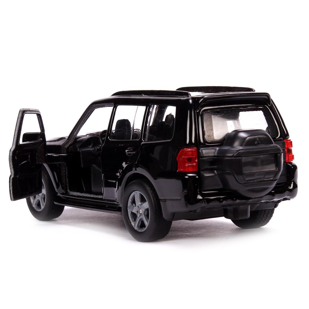 Модель ин. мет. "Mitsubishi Pajero" 12см. черный, откр.дв, баг, коробка SB-17-61-MP-N(BL)-WB (Технопарк)