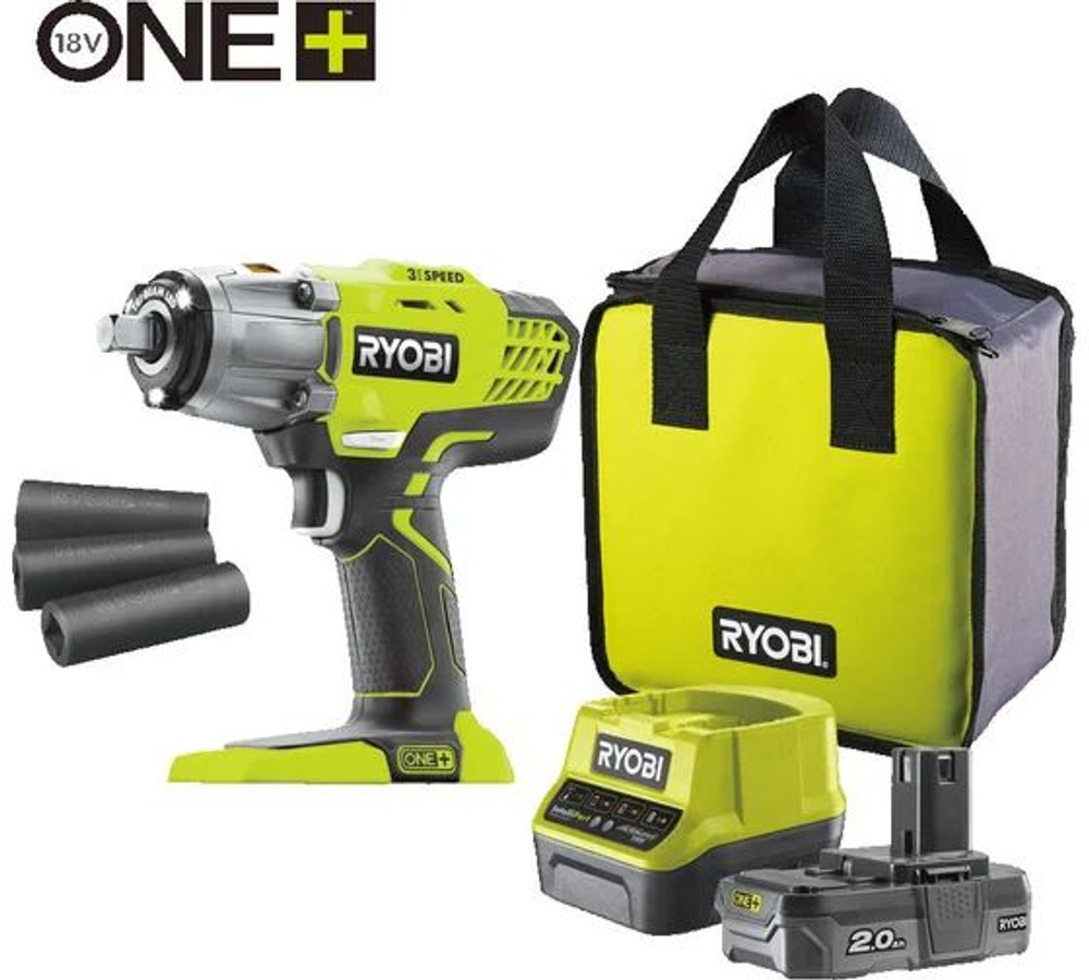 Бесщеточный аккумуляторный ударный гайковерт Ryobi ONE+ R18iW7-0 5133004220