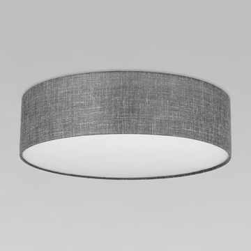 Потолочный светильник с тканевым плафоном 4*E27 4661 серый Earth TK Lighting
