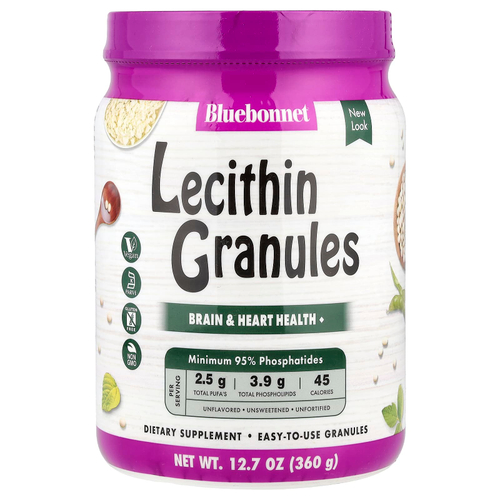 Bluebonnet Nutrition, лецитин в гранулах, с нейтральным вкусом, 360 г (12,7 унции)