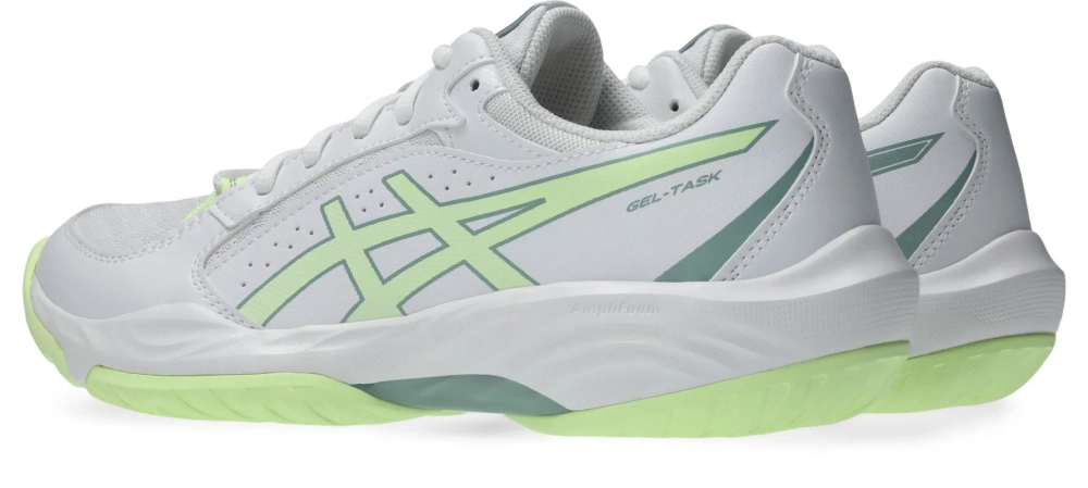 Женские кроссовки для бадминтона/сквоша Asics Gel-Task 5 - white/illuminate yellow