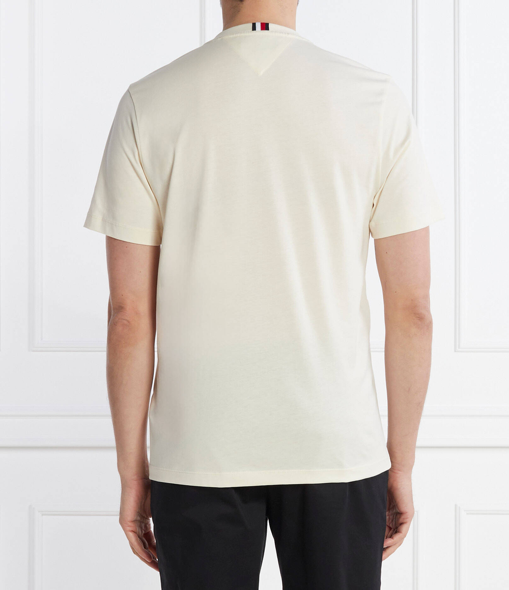 Футболка MONOGRAM IMD TEE Tommy Hilfiger - экрю(MW0MW33987)