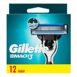 Лезвия для бритвы Gillette  MACH 3, в упаковке 12 сменных лезвий (Германия)
