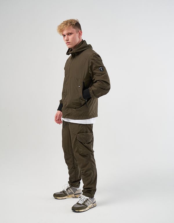 Ветровка We Don’t Care Crinkle Nylon Windrunner Jacket Khaki - фото 2