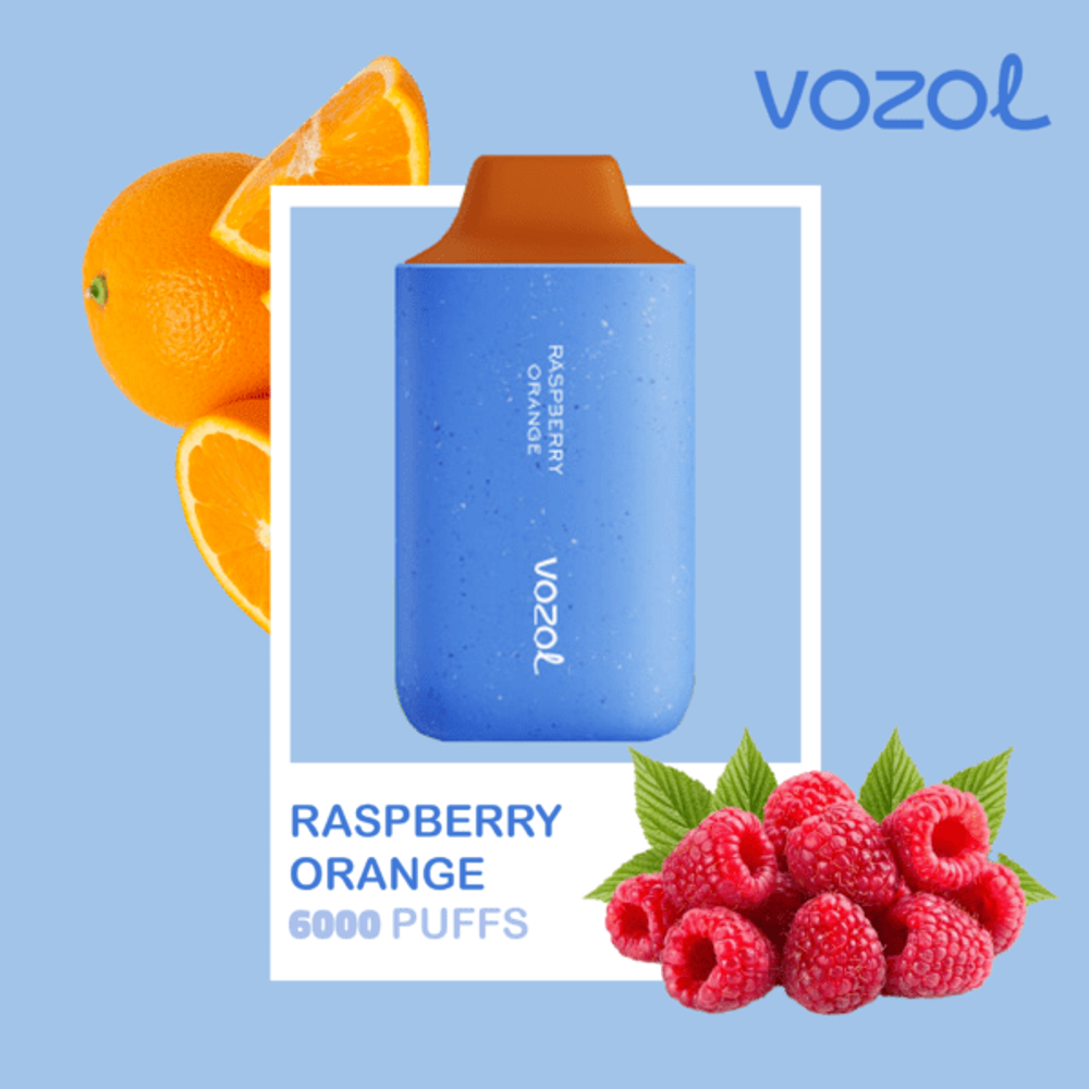 VOZOL STAR 6000 - Raspberry Orange (5% nic)