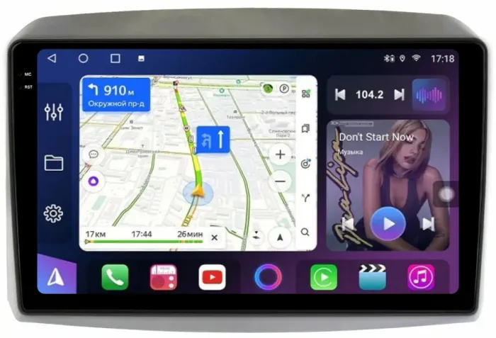 Магнитола для KIA Sorento Prime UM 2015-2020 (рамка-накладка) - FarCar S500-TS10 монитор 10.36" QLED на Android 14, Быстрая, CarPlay, 4G SIM-слот