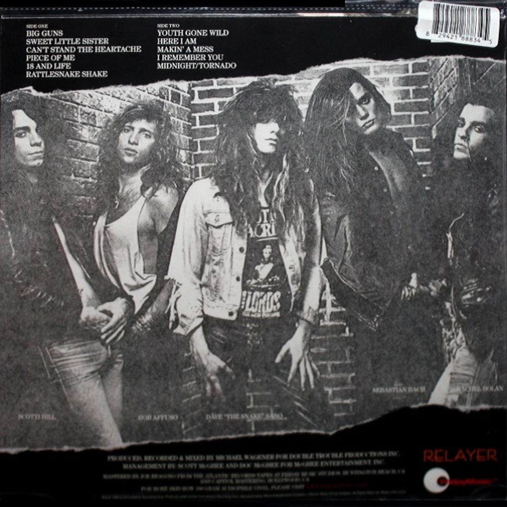 Skid Row / Skid Row (Coloured Vinyl)(LP)