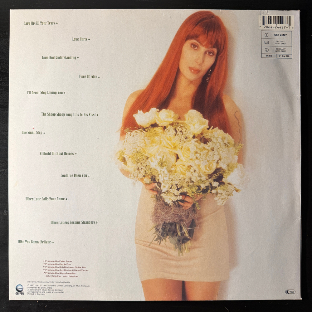 Cher - Love Hurts (Европа 1991г.)