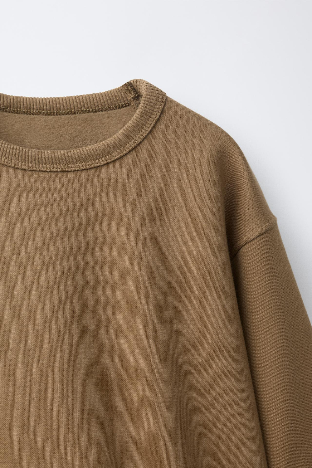 ZARA БАЗОВАЯ ТОЛСТОВКА, РЫЖЕВАТО-КОРИЧНЕВЫЙ