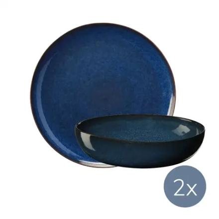ASA Сервиз Saisons Midnight Blue на 2 персоны (4 шт.) 27161119 + 27231119