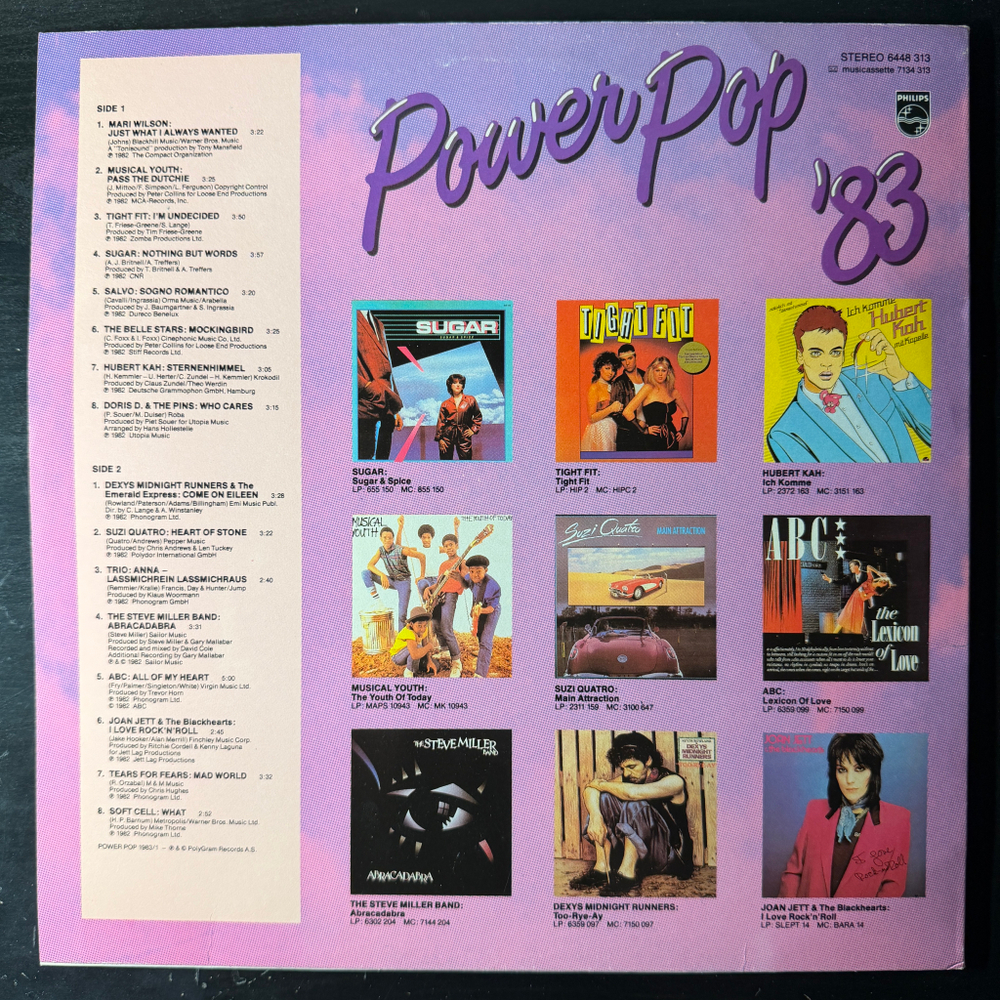 Сборник Power Pop '83 1 (Скандинавия 1983г.)