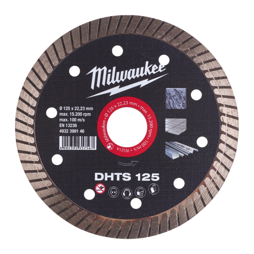 Алмазный диск Milwaukee DHTS 125