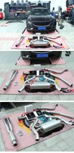 Выхлопная система с заслонками для Cadillac CT4 2.0T