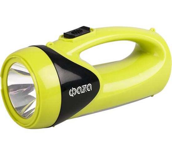 Фонарь Фаза  аккум 12 светодиод AccuF8-L1W/L12 зел