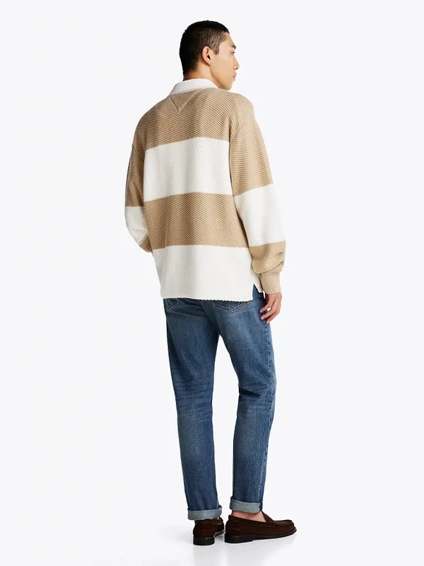 Свитер мужской TOMMY HILFIGER KNITTED STRIPED RUGB