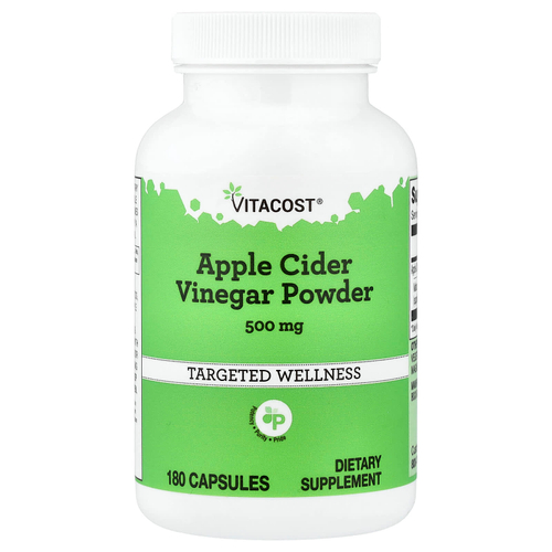 Vitacost, Apple Cider Vinegar Powder, 500 mg, 180 Capsules